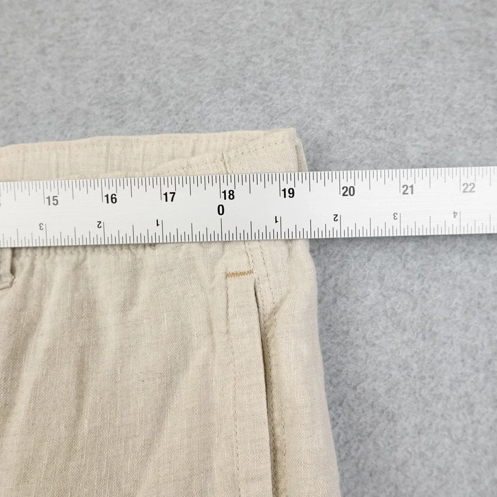 Tommy Bahama Relax Linen Pants Mens Medium Beige Beach Coast Resort Trouser